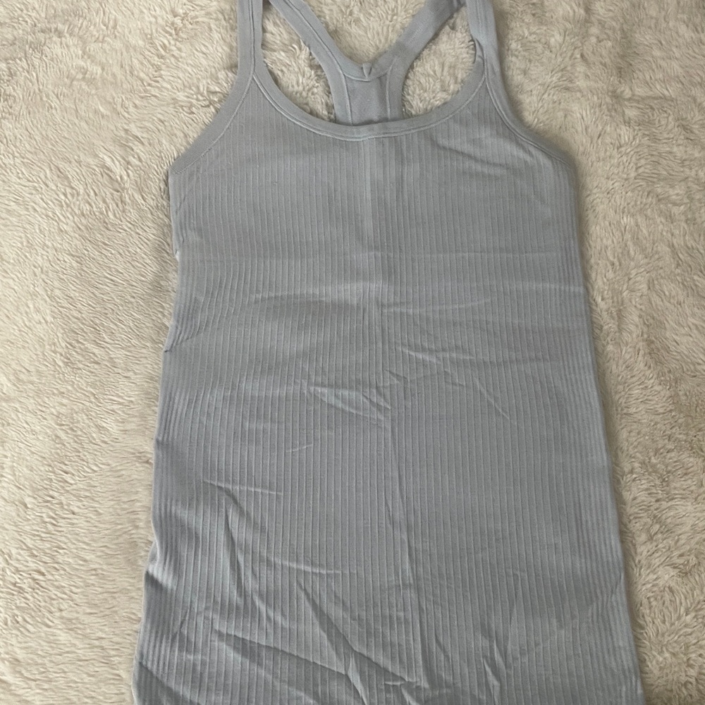Light Blue Lululemon Ebb Street Tank Size 4